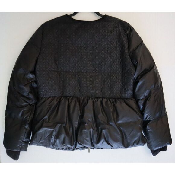 Tory Burch 32141576 Women's Sz M Black Quilted Down Michelle Puffer Jacket $475 - Picture 13 of 13
